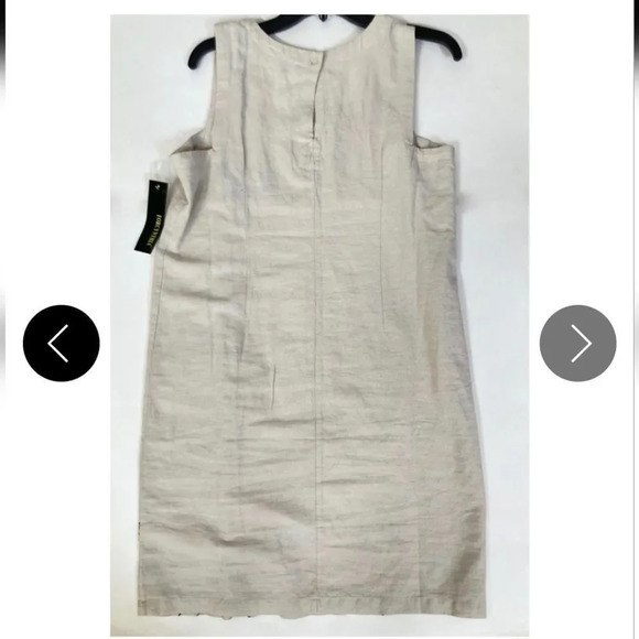 For Cynthia Cy1570-42m Women's Beige Squair Neck Short Casual Dress Size… - Picture 6 of 13